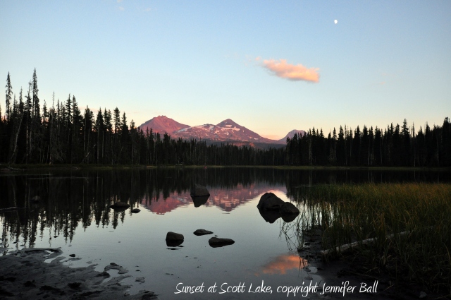 Scott Lake at Sunset