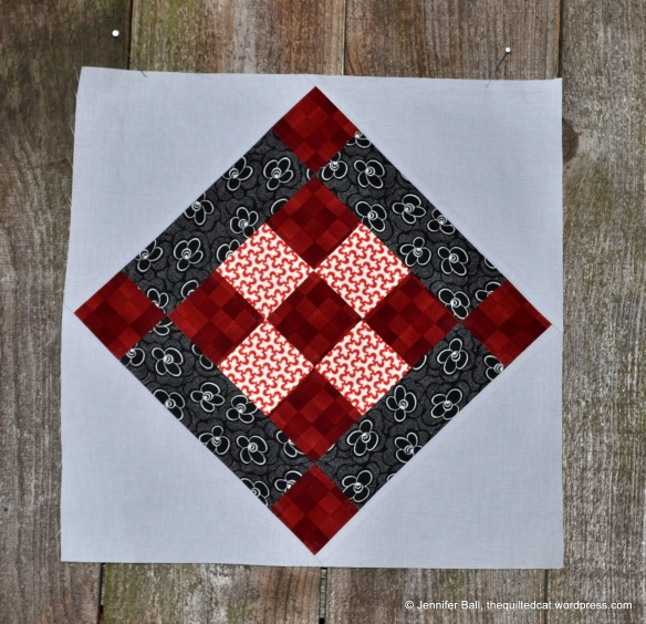 Aurifil BOM, May Block designed by Amy Smart