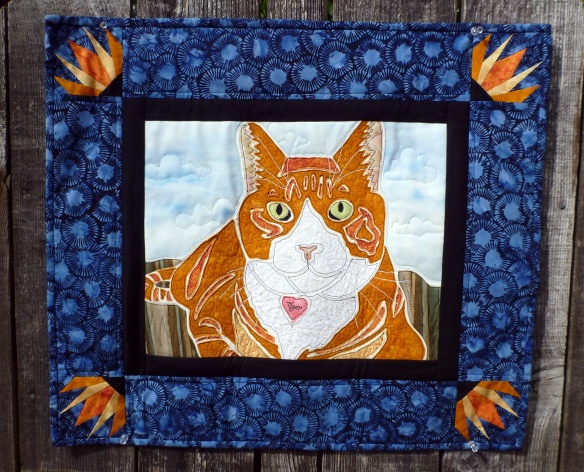 Tiger, A Quilted Portrait